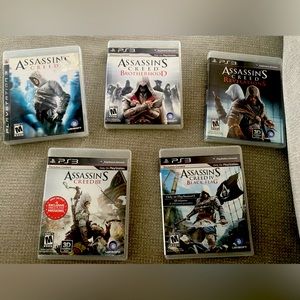 Assassin’s Creed bundle for PlayStation 3 PS3 5 games